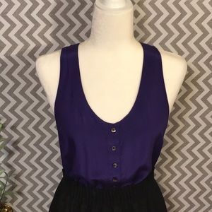 Anthropologie Odille Indigo Silk Tank, 4